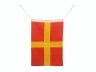 Letter R Cloth Nautical Alphabet Flag Decoration 20 - 3