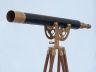 Floor Standing Antique Brass with Leather Anchormaster Telescope 50 - 26