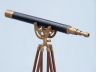 Floor Standing Antique Brass with Leather Anchormaster Telescope 50 - 5
