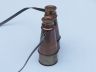 Captains Antique Copper Binoculars with Leather Case 6 - 1