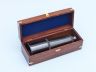 Deluxe Class Oil Rubbed Bronze Antique Admirals Spyglass Telescope 27 with Rosewood Box - 6