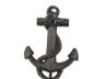 Rustic Black Cast Iron Anchor Hook 7 - 1