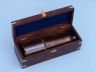 Deluxe Class Admirals Antique Copper Spyglass Telescope With Rosewood Box 27 - 2