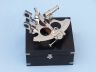 Captains Chrome Sextant 8 with Black Rosewood Box - 11