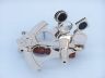 Captains Chrome Sextant 8 with Black Rosewood Box - 5
