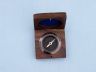 Antique Copper Desk Compass with Rosewood Box 3 - 2