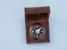 Antique Copper Black Desk Compass with Rosewood Box 3 - 3