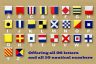 Letter V Cloth Nautical Alphabet Flag Decoration 20 - 1