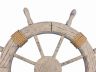 Wooden Rustic Decorative Ship Wheel 30 - 3