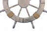 Wooden Rustic Decorative Ship Wheel 30 - 2