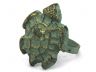 Antique Bronze Cast Iron Turtle Decorative Napkin Ring 2 - set of 2 - 1