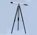 Floor Standing Oil-Rubbed Bronze-White Leather With Black Stand Galileo Telescope 65 - 11