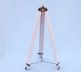 Floor Standing Antique Copper With White Leather Griffith Astro Telescope 65 - 13