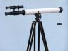 Floor Standing Oil-Rubbed Bronze-White Leather With Black Stand Griffith Astro Telescope 65 - 7