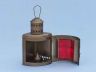 Antique Brass Port And Starboard Oil Lantern 17 - 10