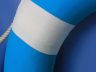 Vibrant Light Blue Decorative Lifering with White Bands 20 - 7