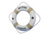 RMS Titanic Decorative Lifering 20 - White with Tan Bands - 6
