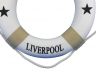 RMS Titanic Decorative Lifering 20 - White with Tan Bands - 10