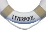 RMS Titanic Decorative Lifering 20 - White with Tan Bands - 12