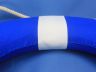 Vibrant Blue Decorative Lifering with White Bands 20 - 5