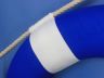 Vibrant Blue Decorative Lifering with White Bands 20 - 9