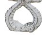 Rustic  Whitewashed Cast Iron Seahorse Napkin Ring 3 - Set of 2 - 4