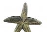 Antique Gold Cast Iron Starfish Napkin Holder 6 - 3