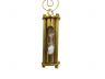 Solid Brass Hour Glass Christmas Ornament 5 - 2