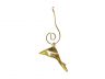 Solid Brass Dolphin Christmas Ornament 3 - 1