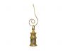 Solid Brass Oil Lamp Christmas Ornament 3 - 1