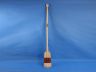 Wooden Rustic Manhattan Beach Decorative Squared Rowing Boat Oar with Hooks 50 - 1