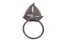 Cast Iron Sailboat Bathroom Set of 3 - Large Bath Towel Holder and Towel Ring and Toilet Paper Holder - 2