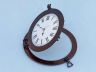 Antique Copper Decorative Ship Porthole Clock 17 - 4