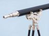 Floor Standing Chrome-Leather Anchormaster Telescope 50 - 4