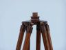 Floor Standing Antique Copper With Leather Galileo Telescope 65 - 9