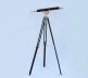 Floor Standing Brushed Nickel With Leather Anchormaster Telescope 50 - 9