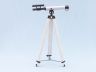 Floor Standing Oil Rubbed Bronze with White Leather Griffith Astro Telescope 50 - 8