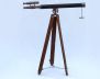 Floor Standing Antique Copper with Leather Griffith Astro Telescope 65 - 13