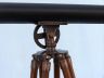 Floor Standing Antique Copper with Leather Griffith Astro Telescope 65 - 14