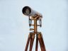 Floor Standing Antique Brass Anchormaster Telescope 50 - 7
