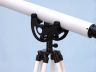 Floor Standing Oil-Rubbed Bronze-White Leather Anchormaster Telescope 50 - 7