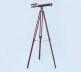 Floor Standing Bronzed With Leather Griffith Astro Telescope 50 - 10