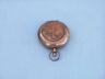 Antique Copper Anchor Scouts Push Button Compass 2 - 1