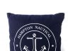 Decorative Blue Hampton Nautical with Anchor Throw Pillow 16 - 3