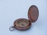 Antique Copper Captains Push Button Compass 3 - 2