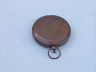 Antique Copper Captains Push Button Compass 3 - 5