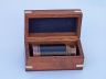 Deluxe Class Scout Antique Copper Spyglass Telescope 7 with Rosewood Box - 3