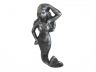 Antique Silver Cast Iron Mermaid Hook 6 - 3