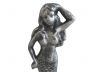 Antique Silver Cast Iron Mermaid Hook 6 - 1