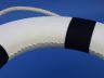 Classic White Decorative Lifering with Blue Bands 15 - 4